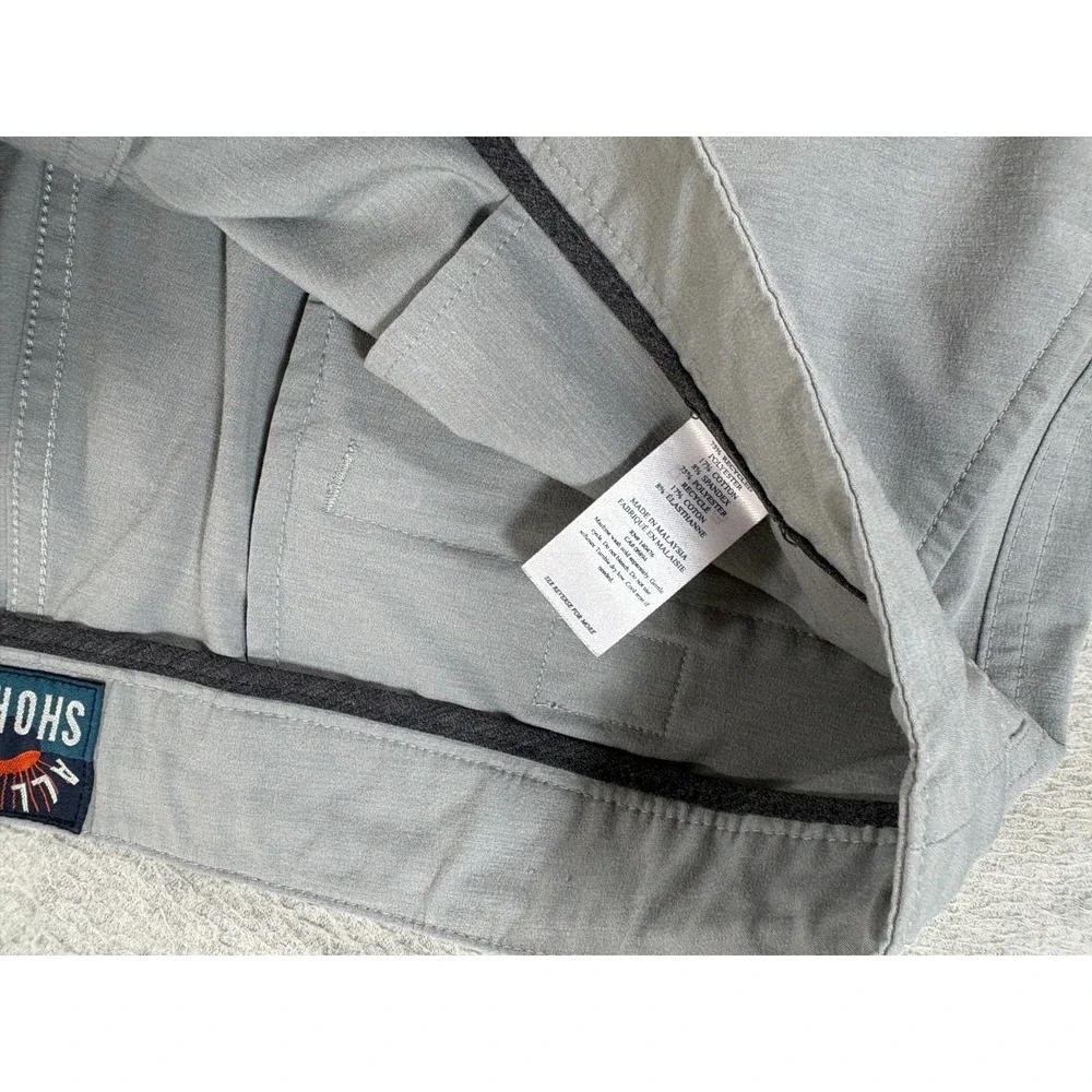 Faherty ALL DAY Drawstring Waist Casual Shorts (Men's 34) Gray - 9